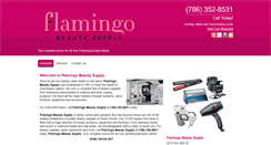 Desktop Screenshot of flamingobeauty.biz