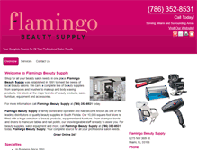 Tablet Screenshot of flamingobeauty.biz